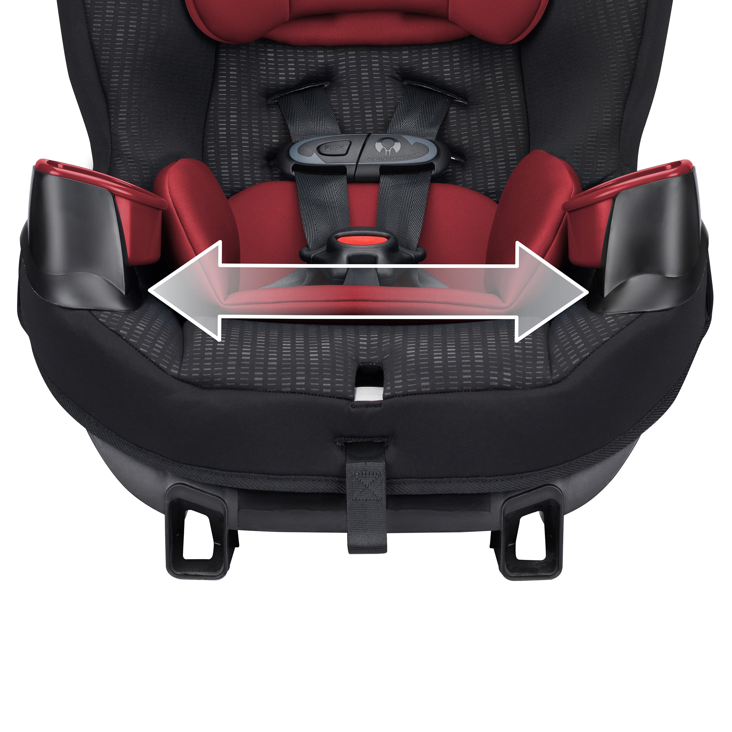 Evenflo Sonus 65 Convertible Car Seat (Rocco Red), Infant, Toddler