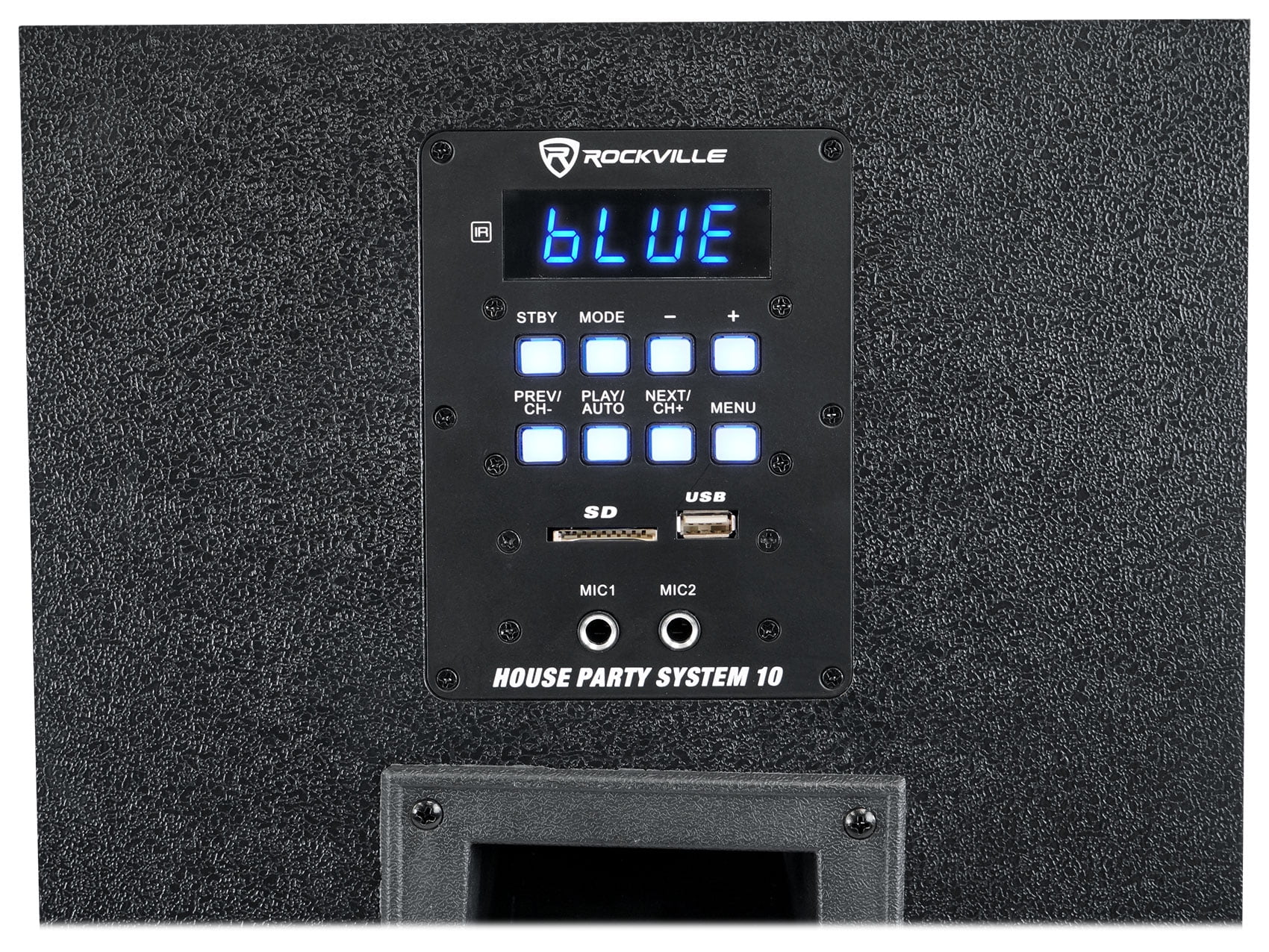 Rockville HOUSE PARTY SYSTEM 10" 1000w Bluetooth LED Booming Bass Home Speakers