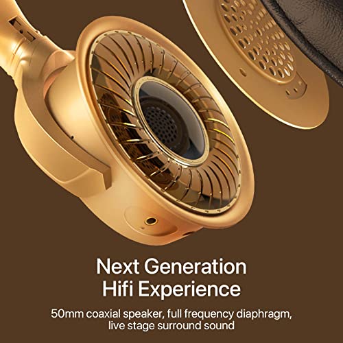 YOWU Cat Ear Headphones 4GS -Wireless Bluetooth Noise Cancelling Headphones, RGB Gaming Headset with Mic & 2.4G USB/Type C Dongle for PC/PS4/PS5/XBOX/Switch