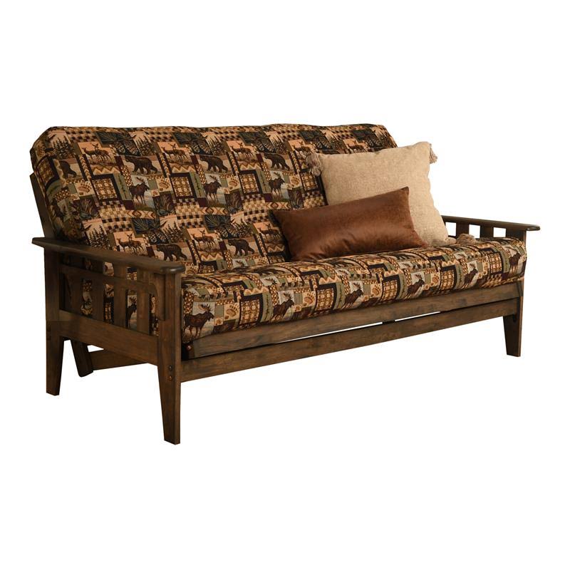 Kodiak Tucson Frame-Rustic Walnut Finish-Peter&s Cabin Mattress