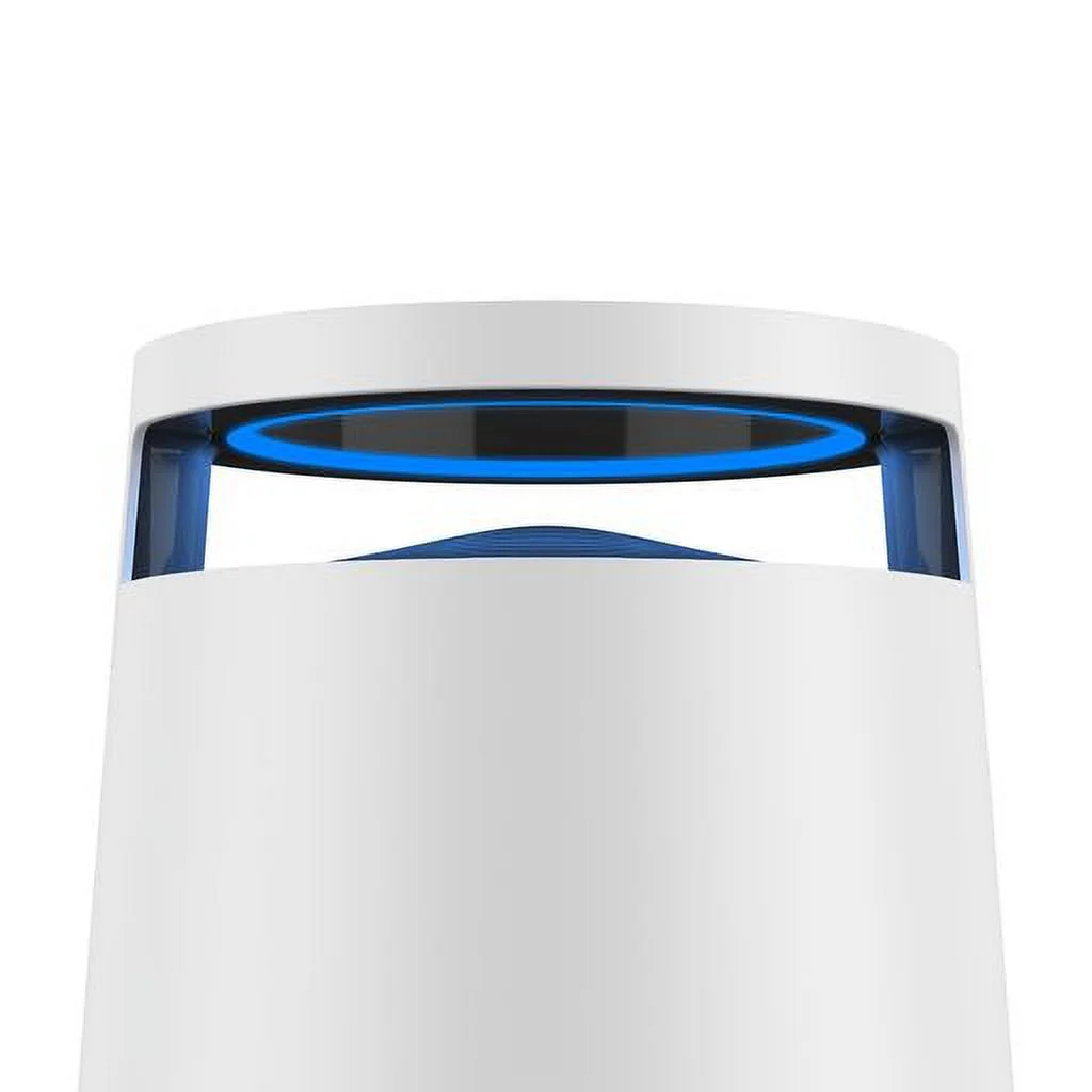 DH Lifelabs Sciaire + HEPA Air Purifier | Ions Actively Clean & Deodorize Air | Eliminates 99.97% of Bacteria & Viruses | H13 HEPA Purifier Filter for Allergies Pets | Large Room Home | White