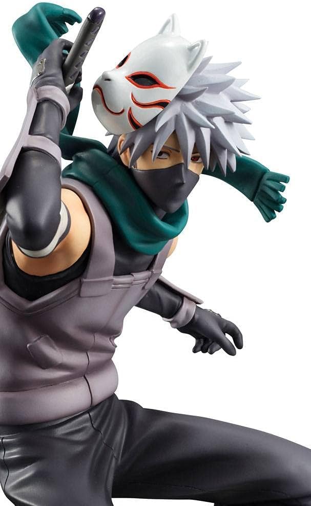Megahouse G.E.M. Naruto Hatake Kakashi Ver. Anbu [Repeat], Multicolor
