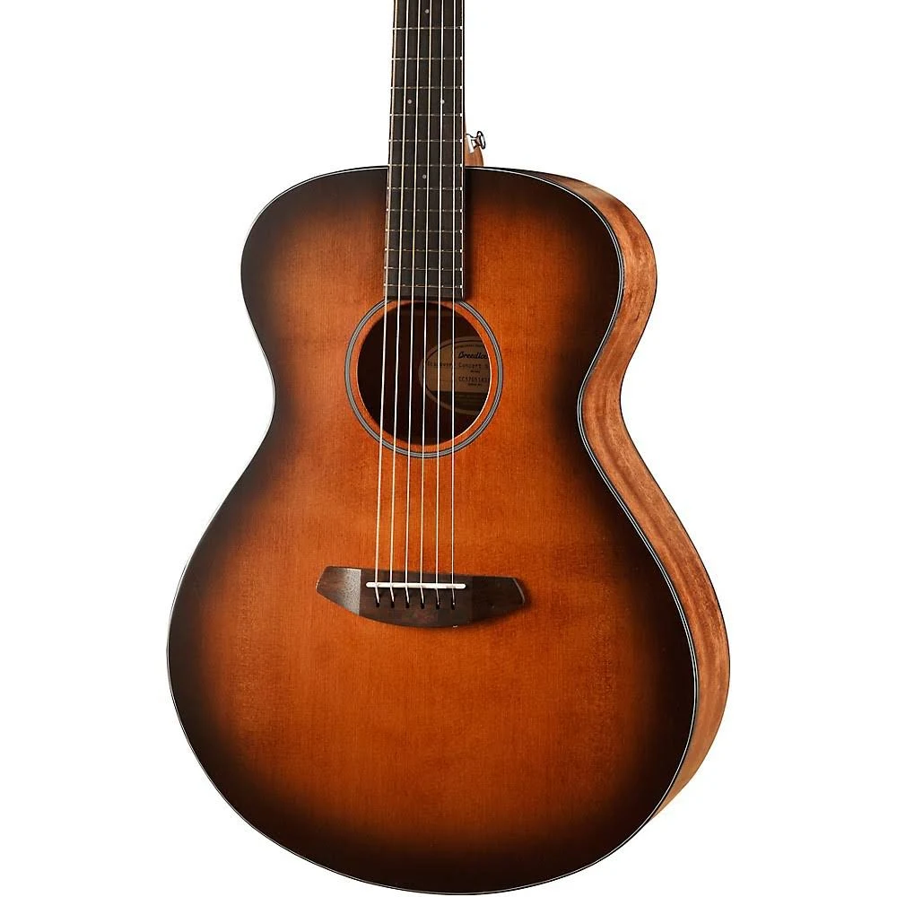 Breedlove Discovery Concert Sitka Spruce-Mahogany Acoustic Guitar Bourbon Burst