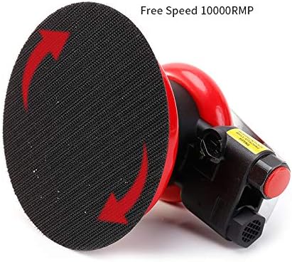 Pneumatic Sander 5",3/16" Da Sander,Air Powered Random Orbit Sander for Auto body Automotive,Wood Working Pack of 2
