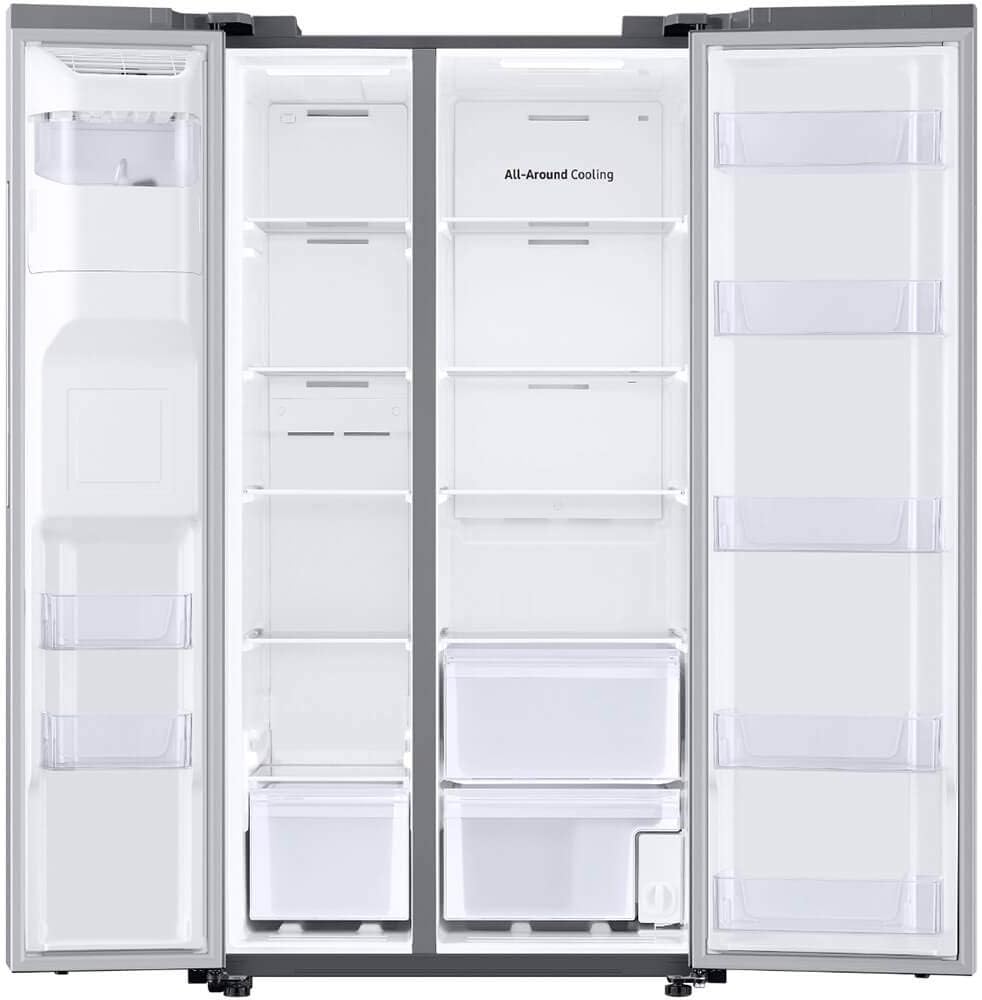 SAMSUNG RS27T5200SR 27.4 Cu.Ft. Stainless Side-by-Side Refrigerator