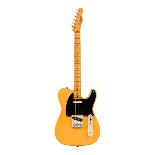 Squier Classic Vibe 70s Thinline Telecaster Electric Guitar, with 2-Year Warranty, Natural, Maple Fingerboard