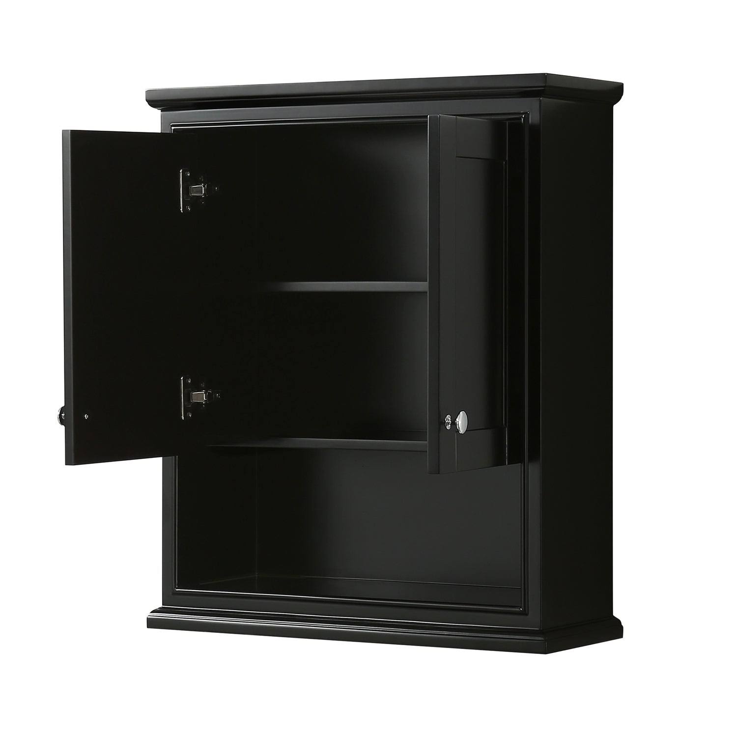 Wyndham Collection WCS2020WCDE Deborah Wall-Mounted Storage Cabinet in Dark Espresso