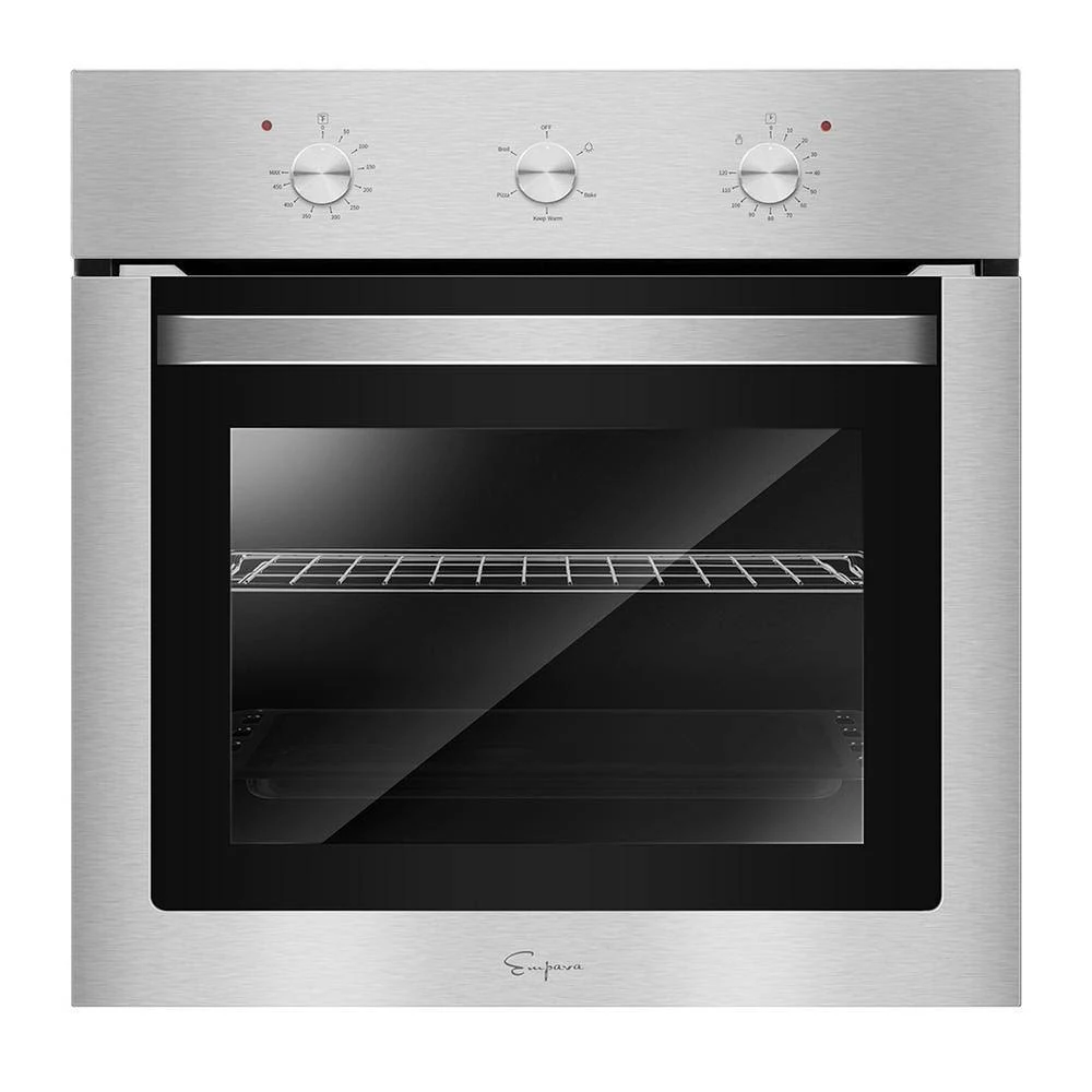 Empava 24 in. 2.3 Cu. ft. Single Electric Wall Oven with Economy 4 Cooking Functions in Stainless Steel EMPV-24WOA01