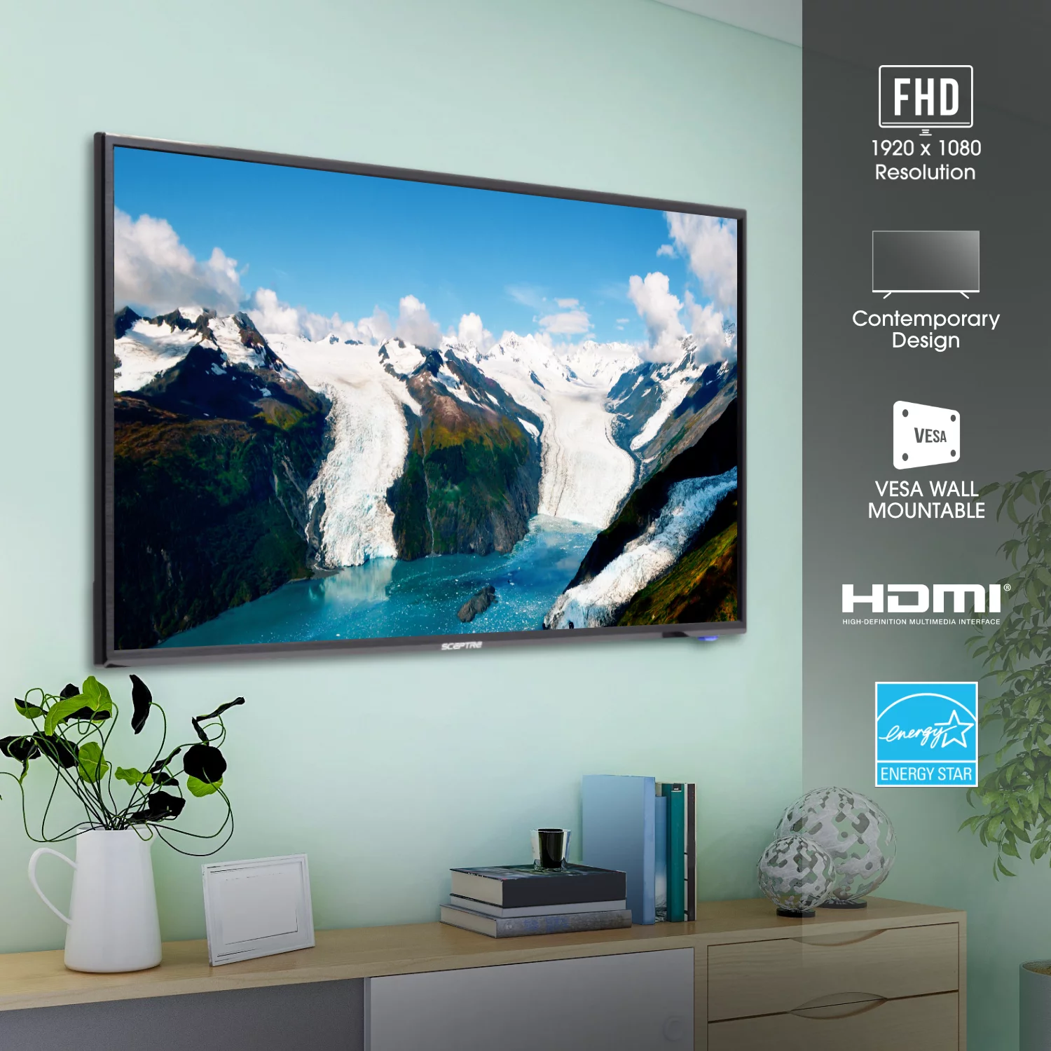 Sceptre 43 Class 1080P FHD LED TV X435BV-F