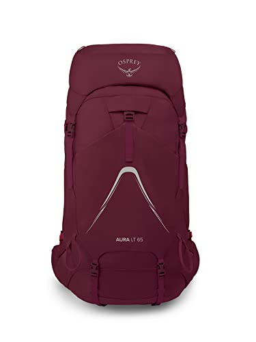 Osprey Aura AG LT 65L Women's Backpacking Backpack, Antidote Purple, WM/L