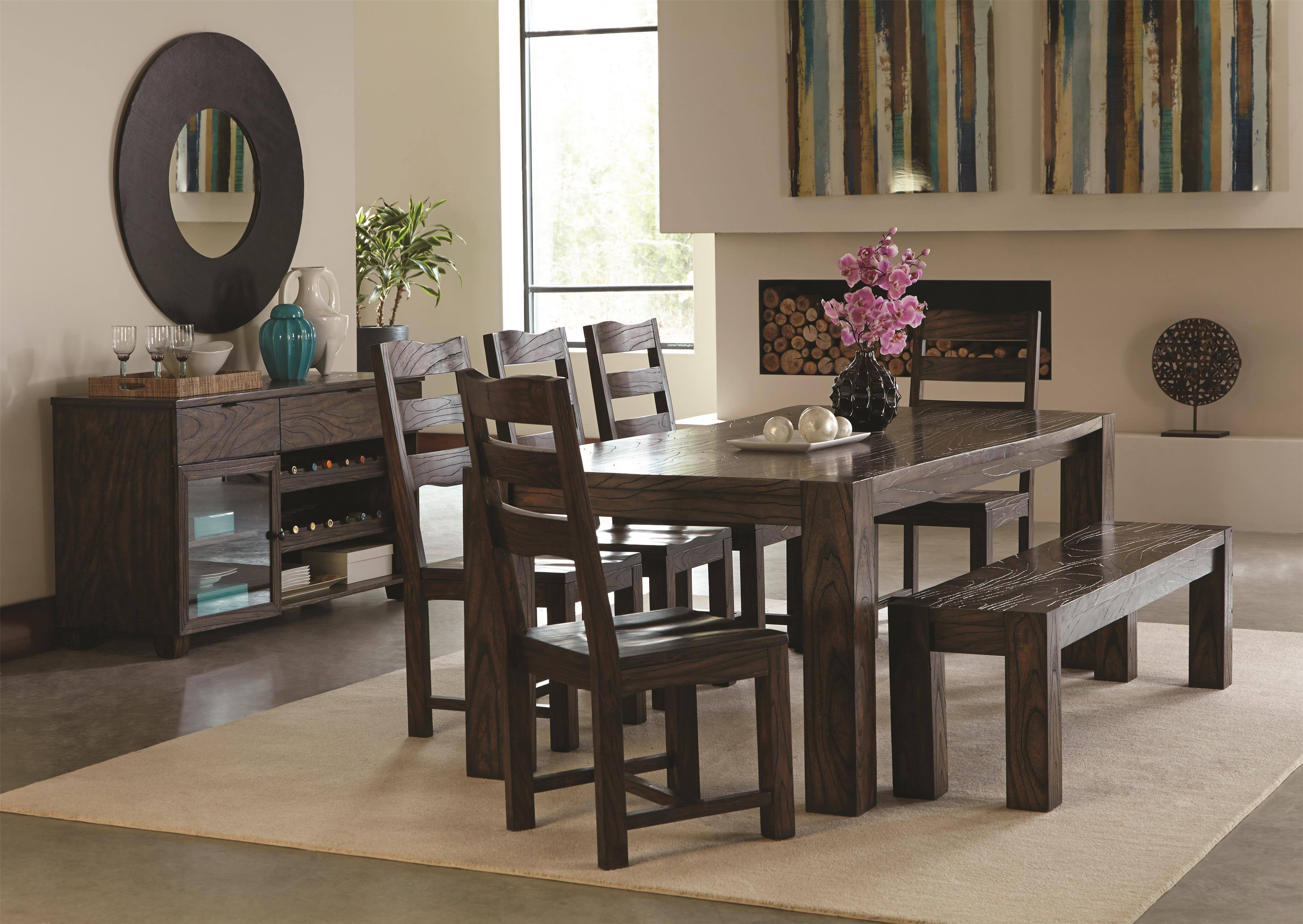 Coaster 121153 Calabasas Dark Brown Dining Bench