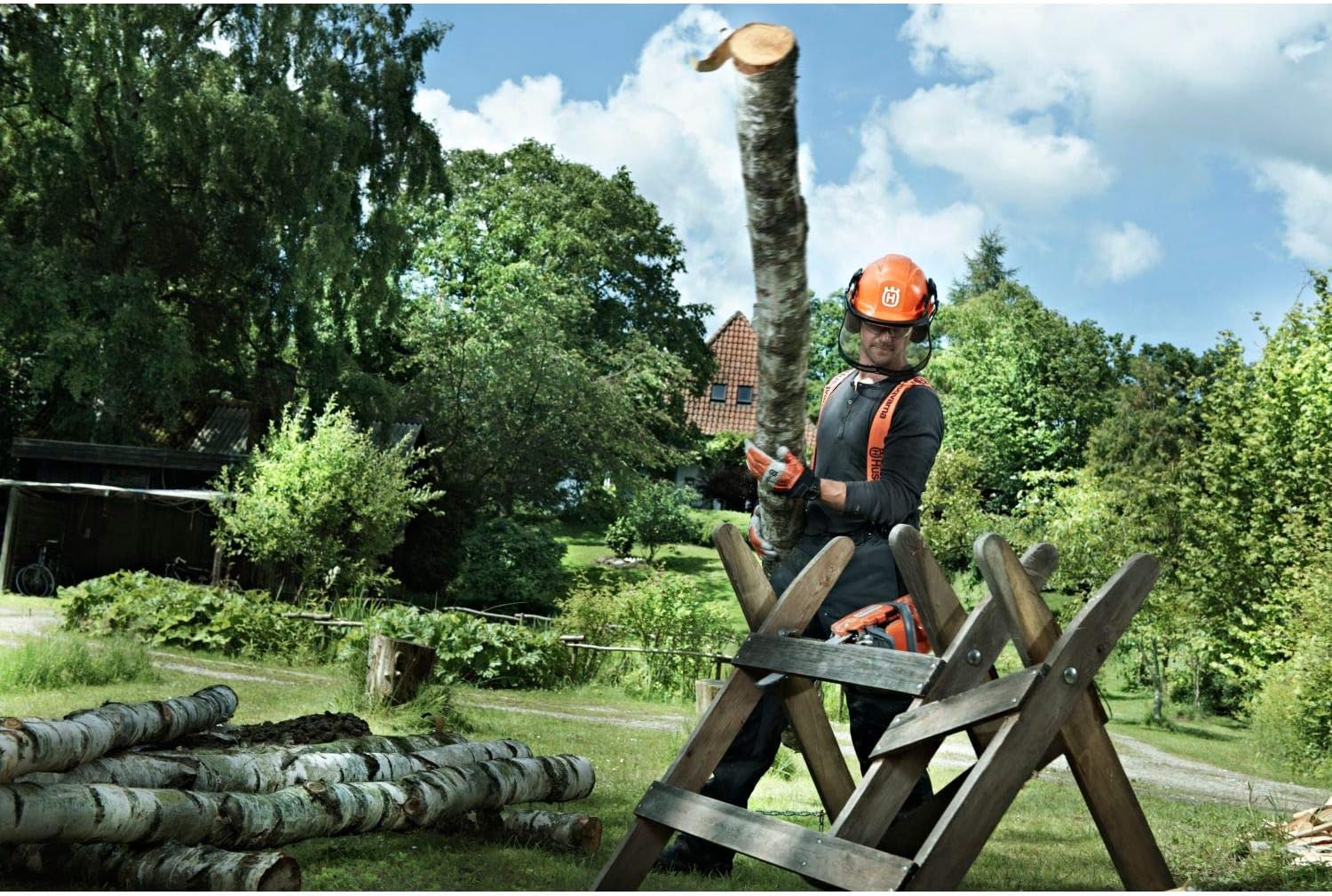 Husqvarna 135 Mark II Gas Chainsaw, Orange