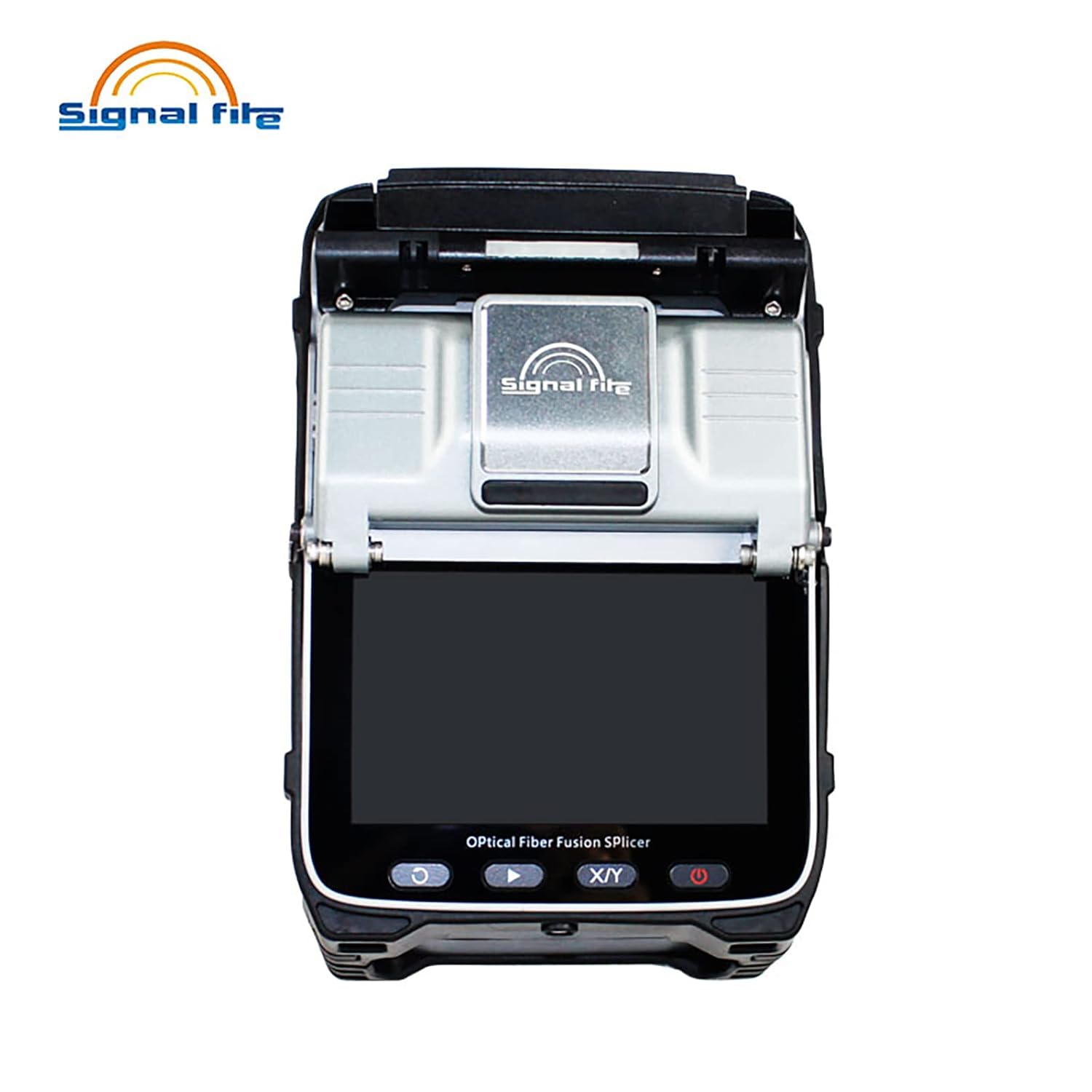 Optical Fiber Cleaver Kit, Optical Fiber Fusion Splicer, Splicing Heating Machine, Automatic Splicing Time Melting Toolbox Kit W/App Control & Red Light Detection, Splicing 5S Heating15S