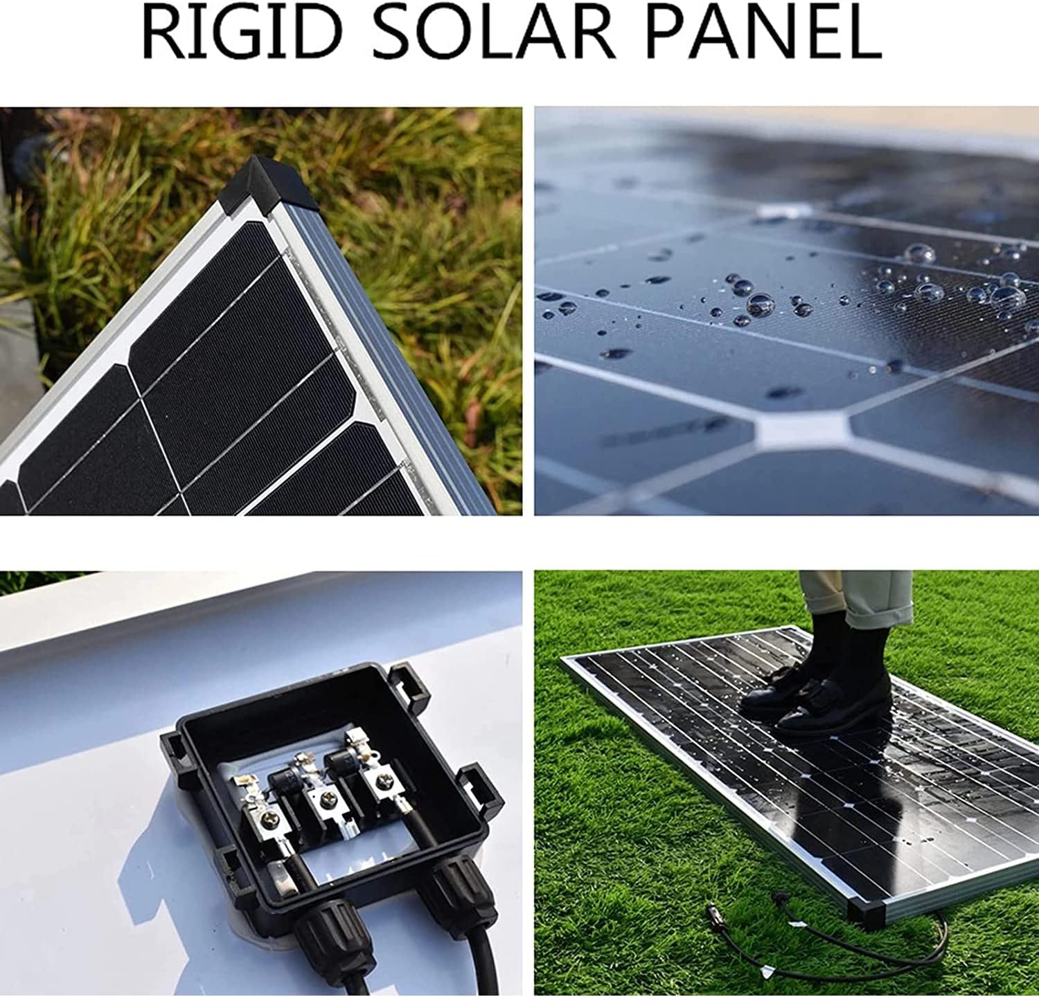 Solar Panel 600W 2X 300W PET Flexible Solar Panel Portable Mono Solar Battery Charger with Controller for Car Yacht Battery Boat,with 40A Controller …