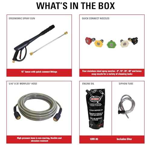Simpson Cleaning 4200 PSI Gas Pressure Washer, 4.0 GPM Power Washer for Commercial Use, Honda GX390 Engine, 50-Foot Steel-Braided Hose, Aluminum Series, 49-State (ALH4240)