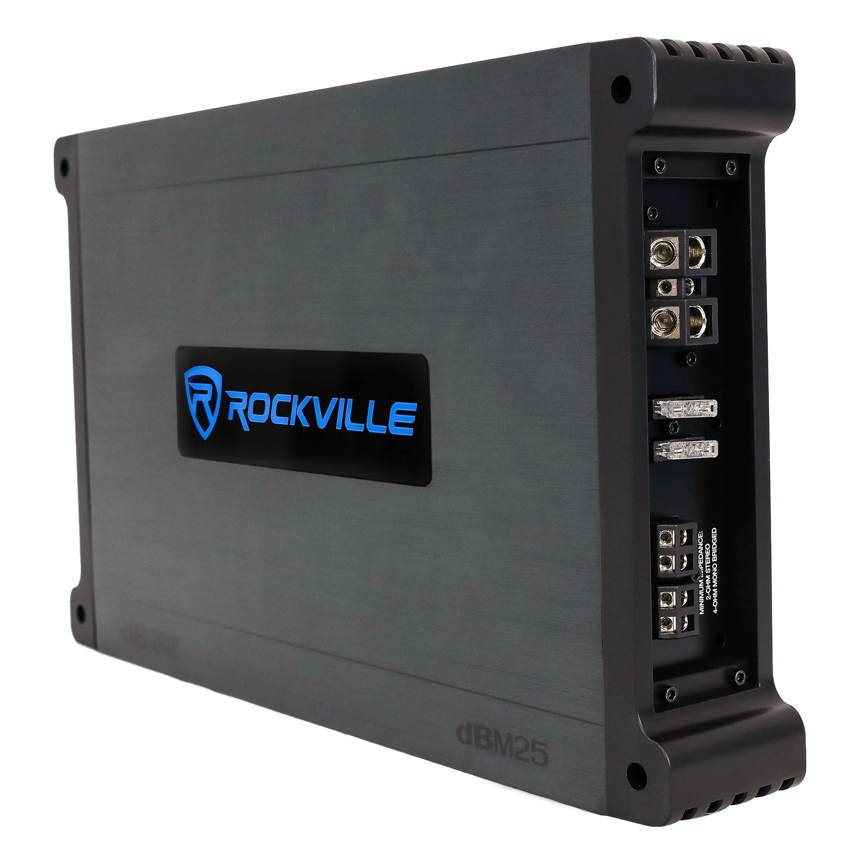 (2) Rockville RWB70B Black 6.5" Marine Wakeboard Swivel Tower Speakers+Amplifier