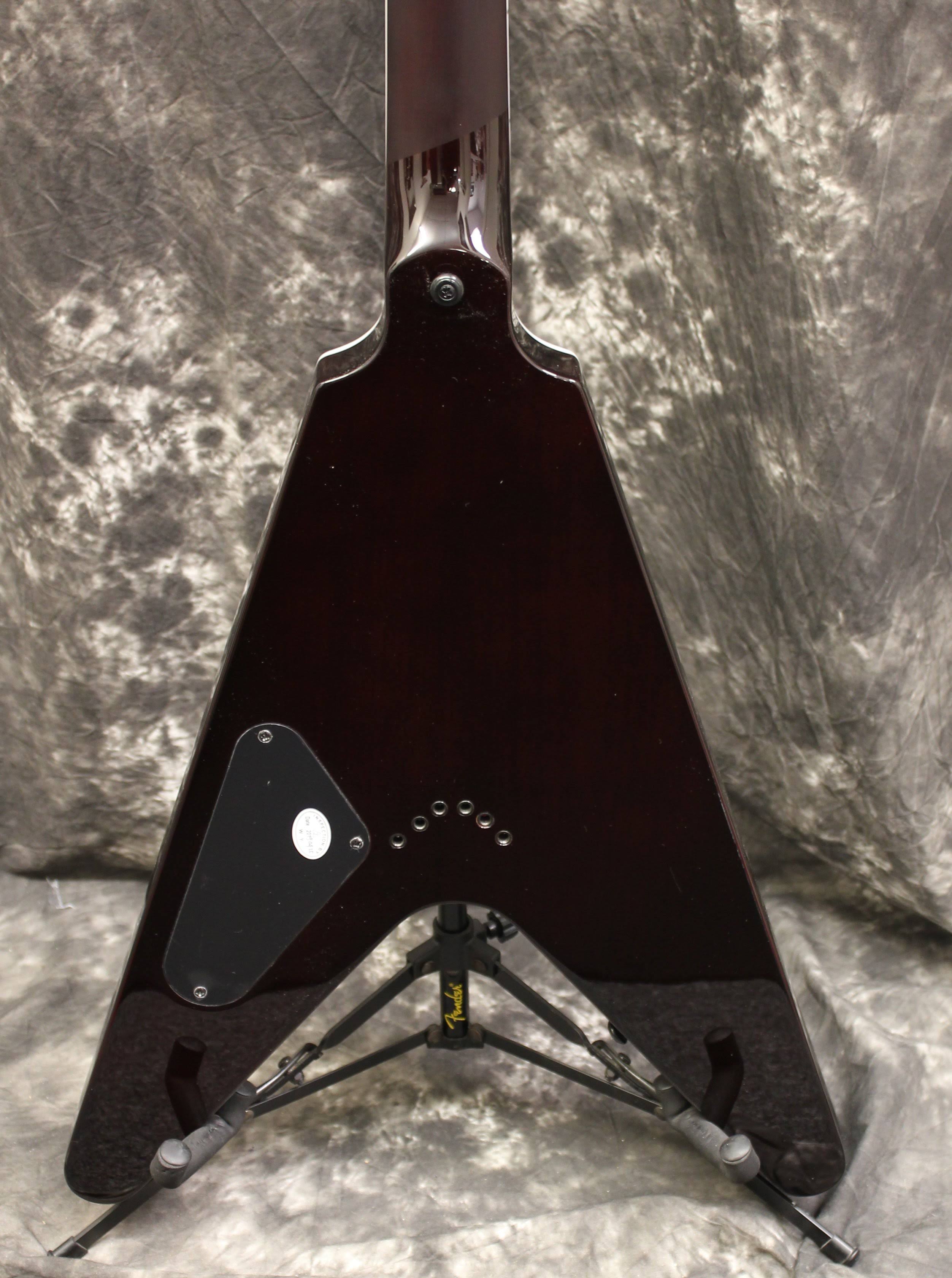 Dean V Select Quilt Top Electric Guitar Trans Black
