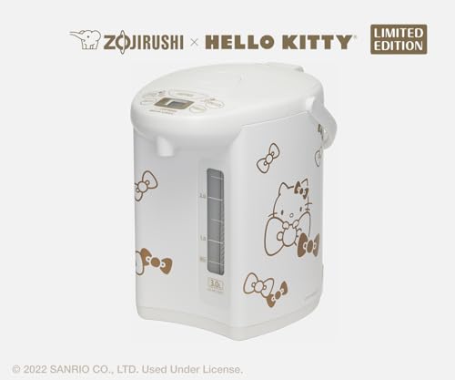 Zojirushi CD-WCC30KTWA Micom Water Boiler & Warmer, Hello Kitty Collection,White,3.0-Liter