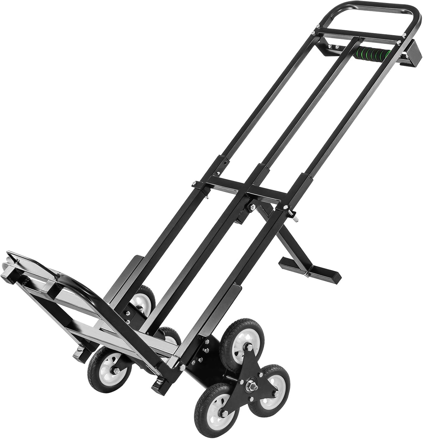 VEVOR Stair Climbing Cart 420lbs Capacity,Stair Climber Hand Truck with Adjustable Handle