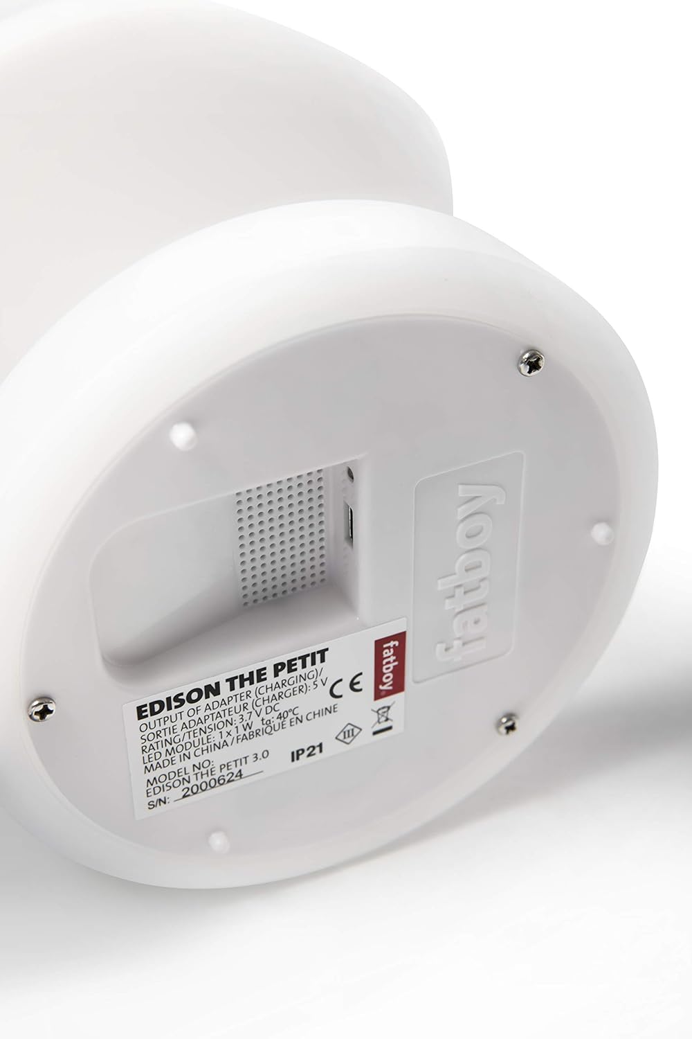 Fatboy Edison The Petit Fatboy Edison The Petit Rechargeable LED Lamp Version 2.0 (2 Pack), White