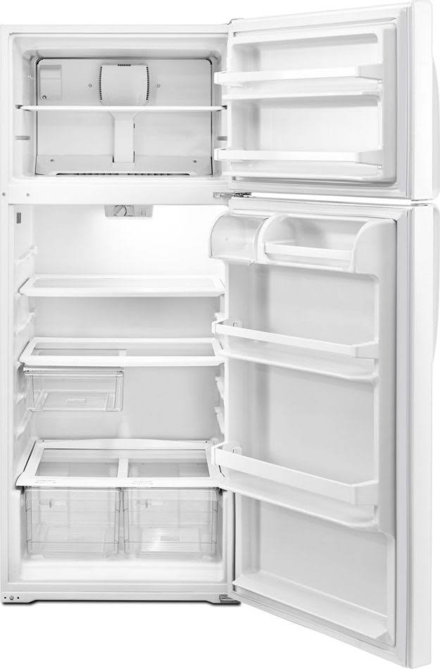 Whirlpool W8TXNGZBQ 17.6 Cu. ft. White Top Freezer Refrigerator