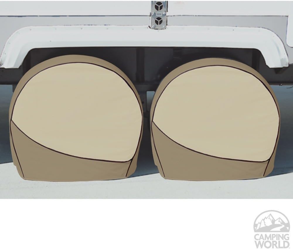 ADCO 3960 Designer Series Tan Tyre Gard Wheel Cover,36" - 39" Pack of 2