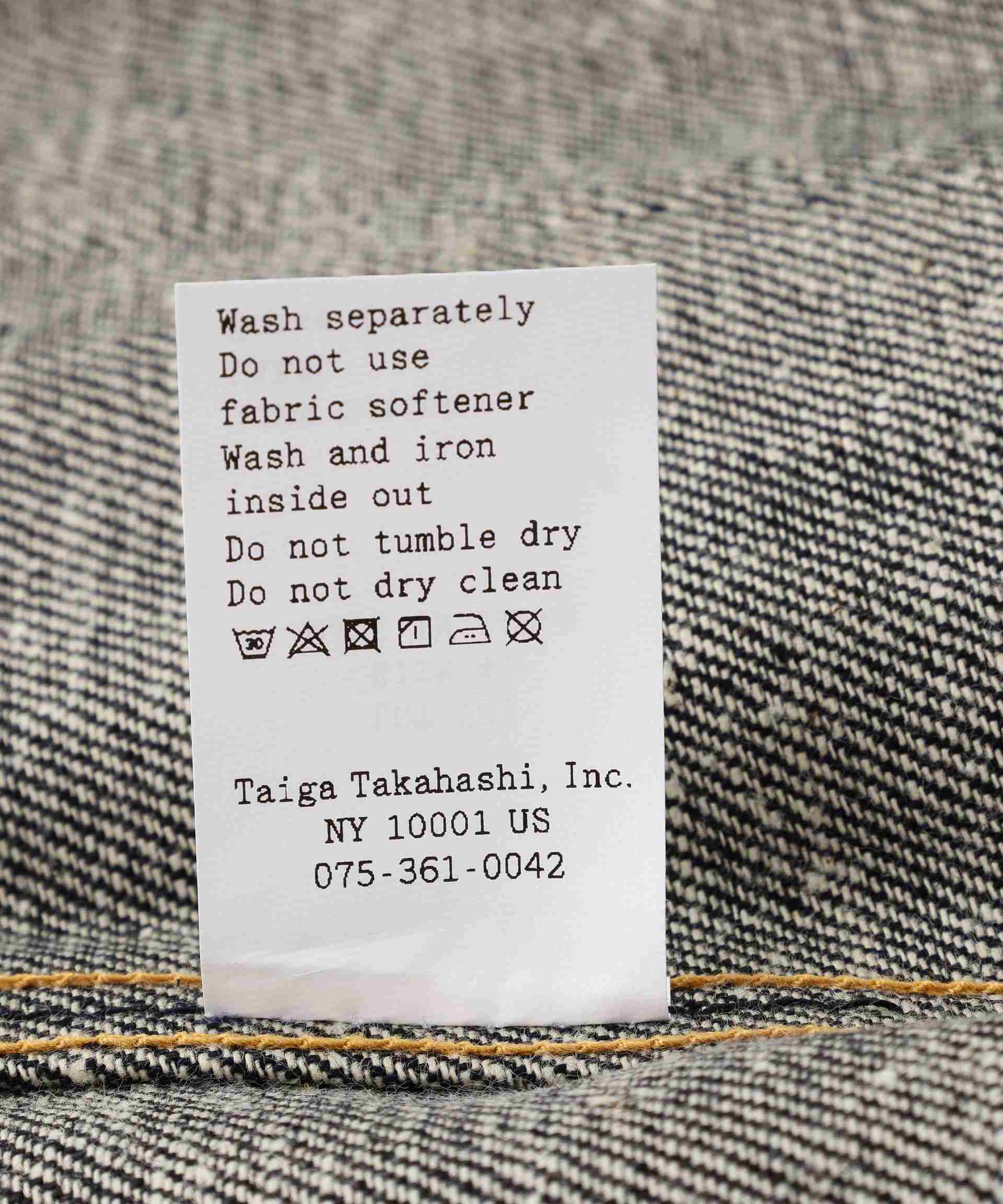 T.T / T.T / Lot .703 Denim Jacket C1929s / TAIGA TAKAHASHI / Taiga Takahashi