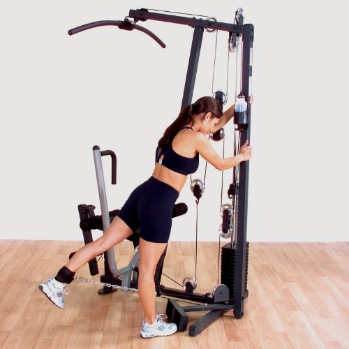 Body-Solid (G1S) Selectorized Weights Stack Home Gym Machine, Arm & Leg Strength Training