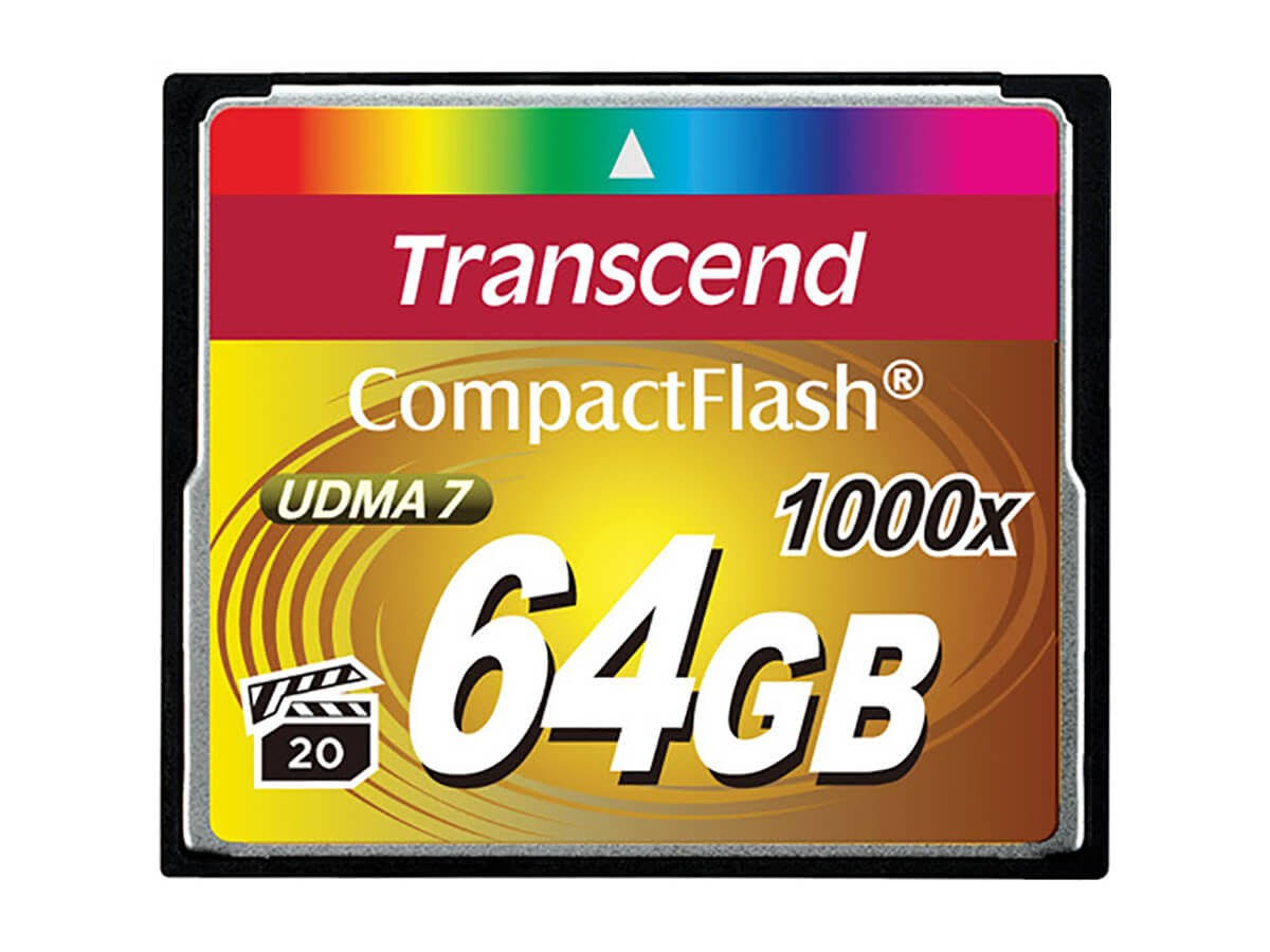 Transcend TS64GCF1000 64GB CF Card (1000X)