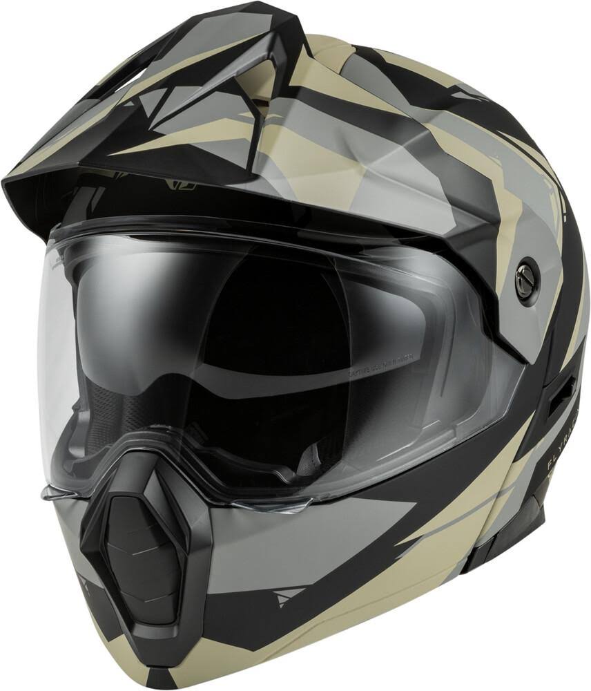 Fly Racing Street Odyssey Summit Modular Helmet - Sand/Grey - SM