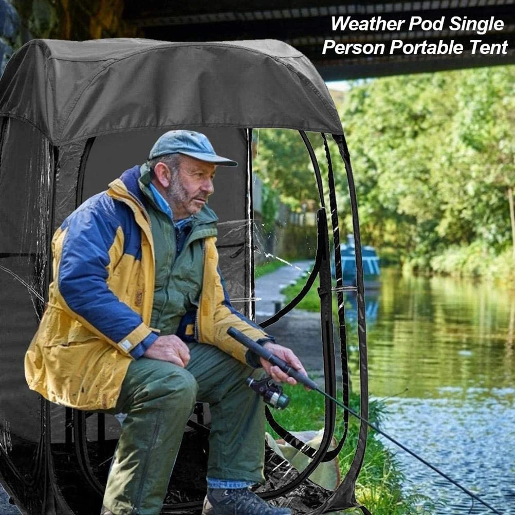 CNMF Outdoor Sport Events Watching Tent Fishing Canopy Single Portable Tent For Fishing Football Pop-up 1 Person Tent for Camping Beach