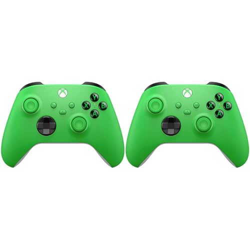 Microsoft QAU-00157 Xbox Wireless Gaming Dual Controller Bundle (Ghost Cipher Special Edition) for Xbox Series X|S, Xbox One, Windows PC, Android and iOS