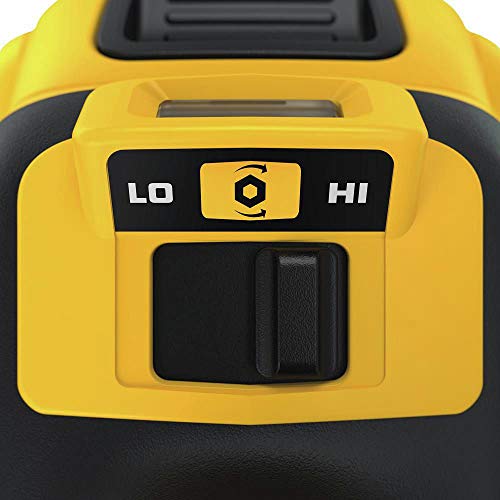 DEWALT 20V MAX* XR Cordless Impact Wrench Kit with Detent Pin Anvil, 1/2-Inch (DCF894P2)