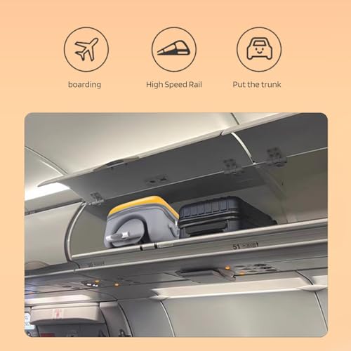 Ride on Suitcase for Kids,Kid Suitcase,20 inch Hardside Kids Luggage Ride on Expandable Luggage with Spinner Wheels, Mom Suitcase with Seat Design, Toddler Hard Luggage with Guardrail 1 Set