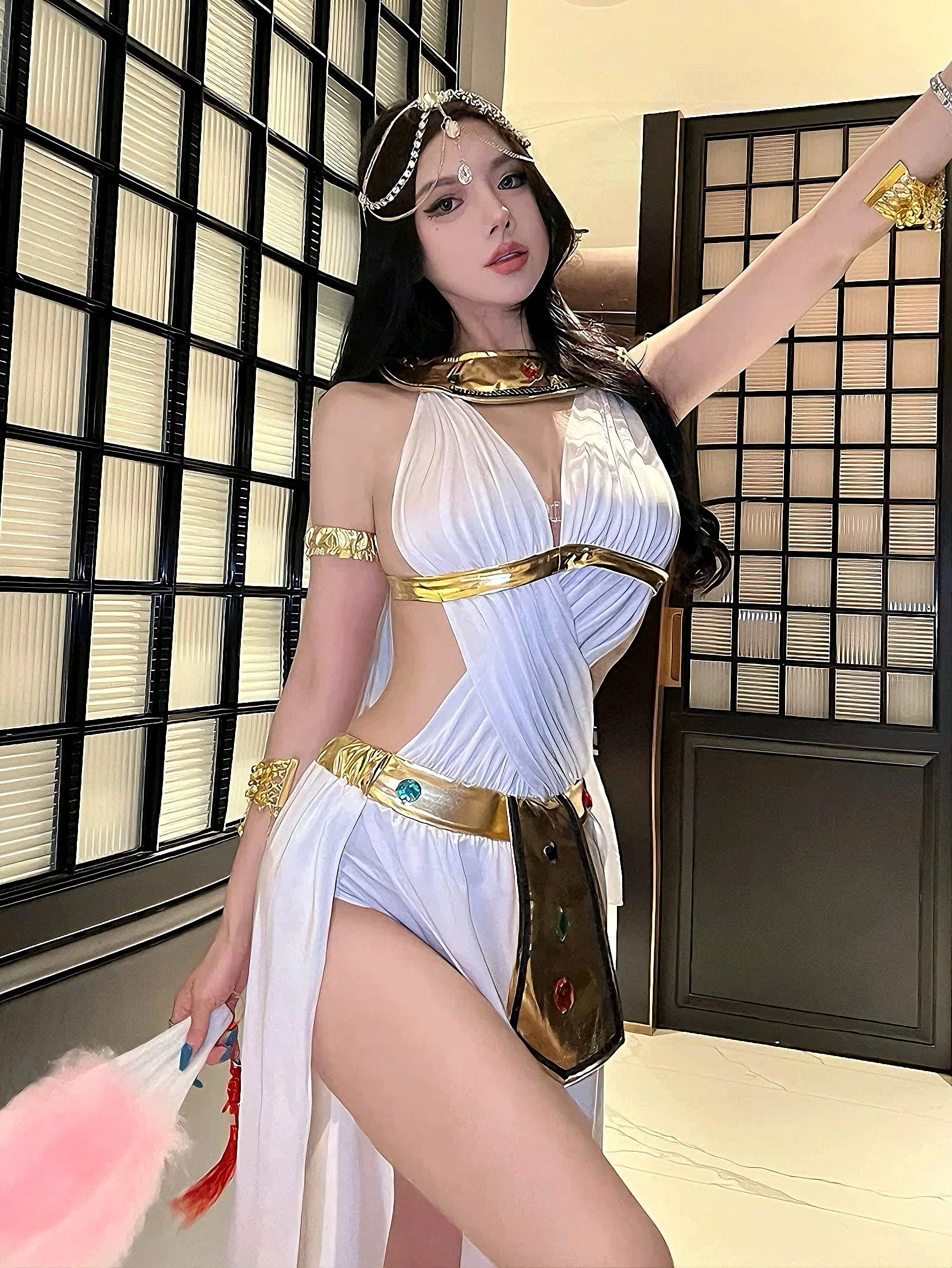 'Egyptian Princess' Halloween Cosplay Jasmine Dress