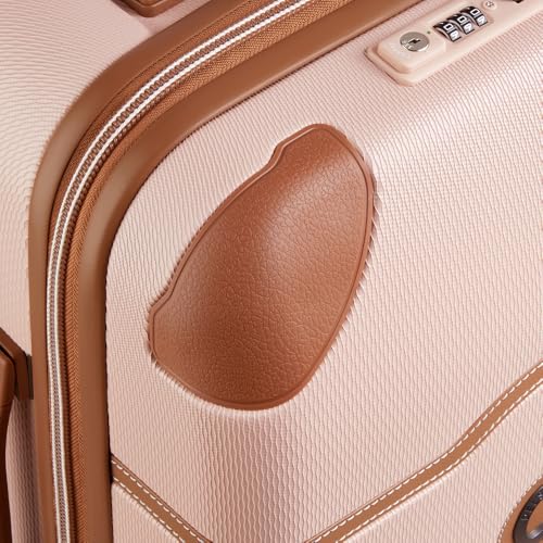 DELSEY PARIS Chatelet Air 2.0 Hardside Luggage with Spinner Wheels, Angora, Checked-Large 28 Inch