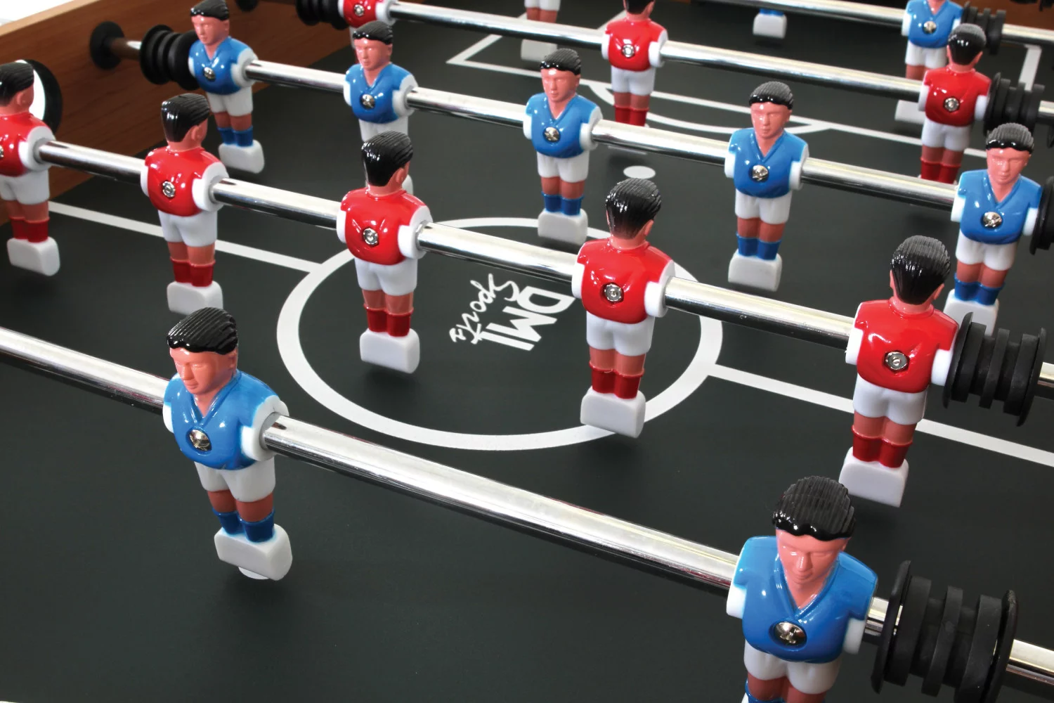American Legend Charger 52" Foosball Table with Abacus-Style Scoring and Internal Ball Return System
