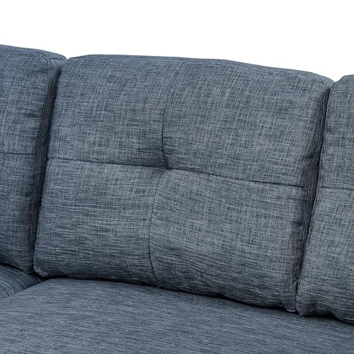Oversized U-Shaped Sectional Sofa Couch Plush Corduroy Upholstered Modular Deep Seat Sofa&Couch Sectional W/Right Facing Chaise Lounge and 7 Toss Pillows for Home Apartment Living Room Furniture Sets