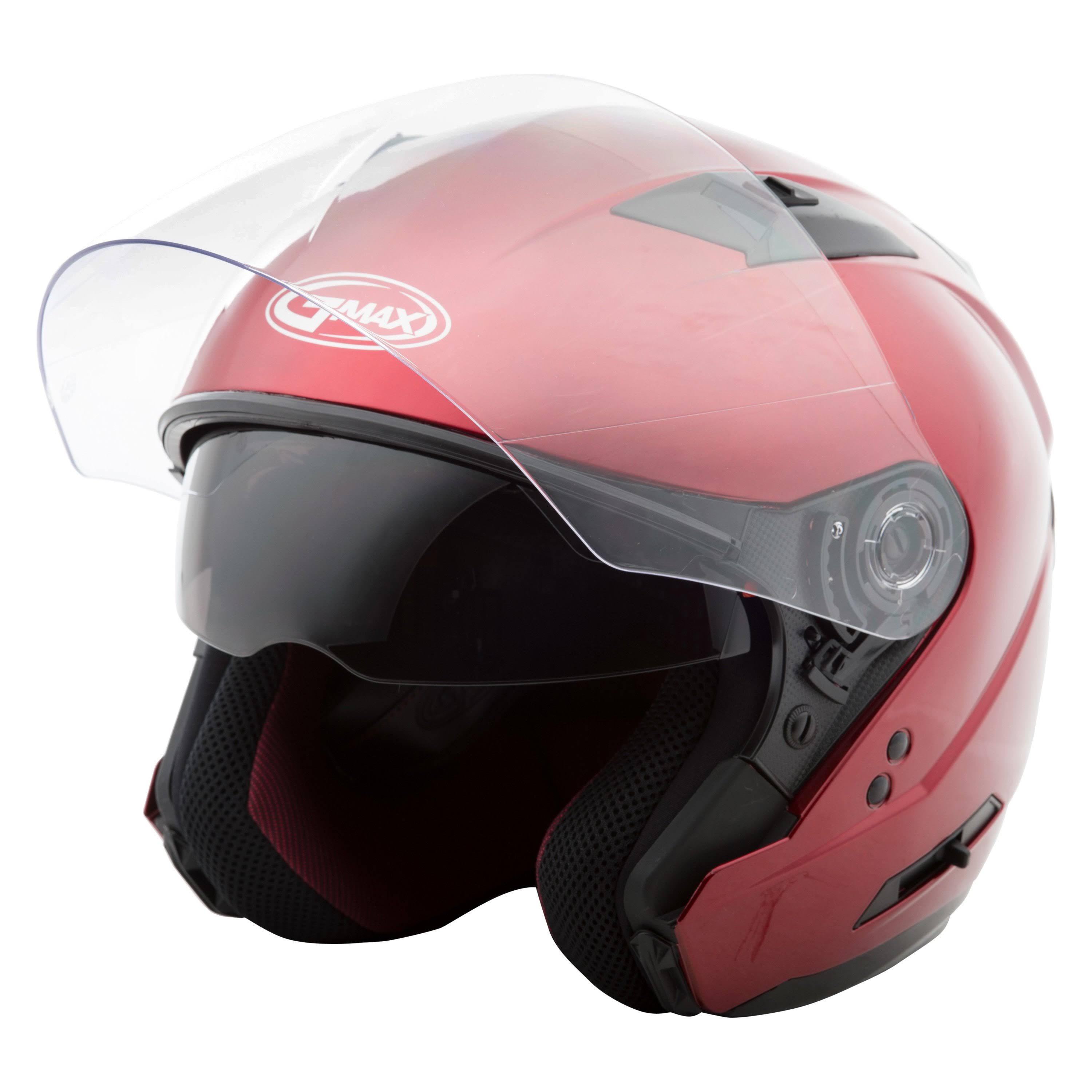 GMAX OF-77 Open-Face Helmet Candy Red