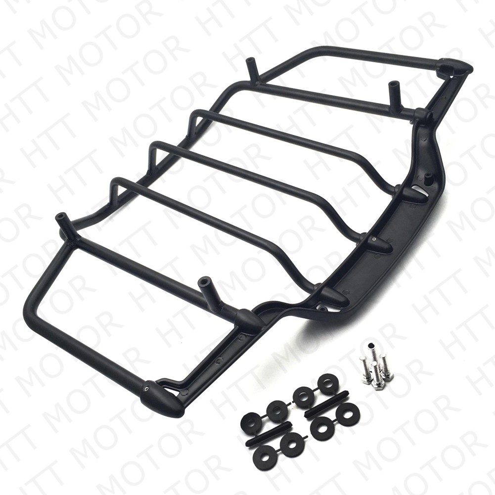 Flat Black Luggage Rack For Harley Air Wing Tour Pak Trunk Pack 1993-2013