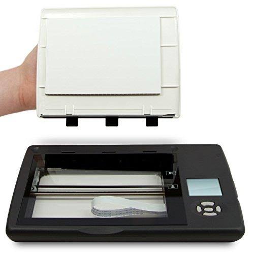 Doxie Flip - Cordless Flatbed Photo u0026 Notebook Scanner w/Removable Lid