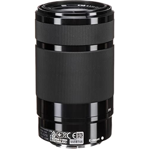 Sony ZV-E10 Mirrorless Interchangeable Lens Vlogging Camera with 16-50mm Lens, Black - Bundle with E 55-210mm f/4.5-6.3 OSS High Definition Telephoto Lens