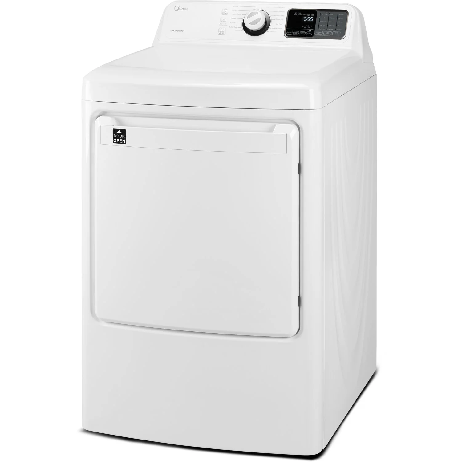 Midea 7.5-Cu. Ft. Front Load Electric Dryer, White