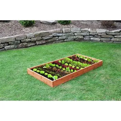 Buckingham 6 ft x 3 ft Wood Raised Garden Bed Gracie Oaks Color: Cedar Stain