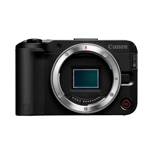 Canon EOS R50 V APS-C Mirrorless Interchangeable Lens Hybrid Camera, Vlogging, Content Creation, Vertical Video | Body Only Bundle with 64GB Memory Card + Camera Bag (3 Items)