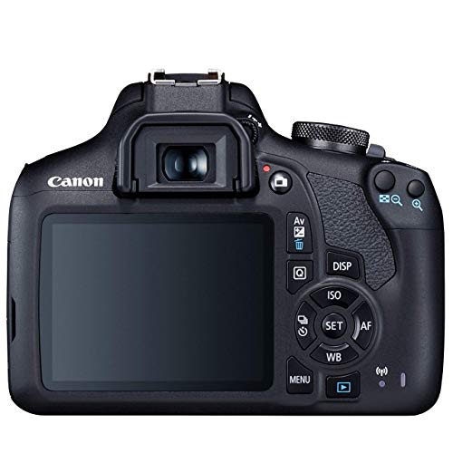 Canon EOS 2000D / Rebel T7 DSLR Camera w/ 18-55mm F/3.5-5.6 is II Lens + 32GB SD Card + More (Renewed)