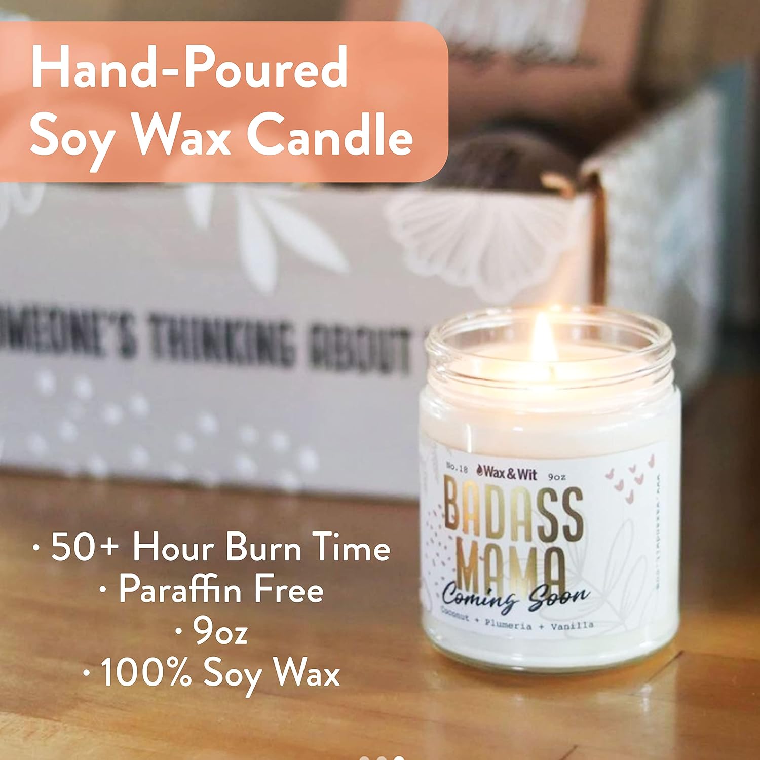 Spa Gifts for Women - New Mom Pampering Gifts, New Mom Care Package, Pregnancy Care Package - 7 PC Pregnant Mom Gift