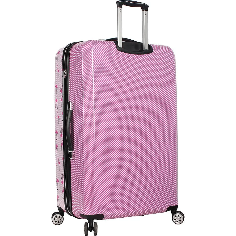 Betsey Johnson Flamingo Strut 30in. Spinner Multi