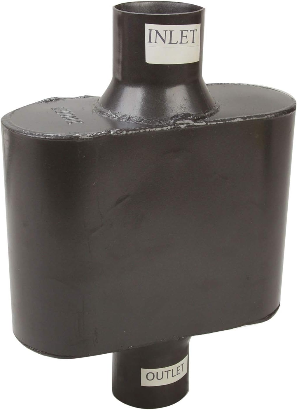 Pair of Single Chamber Performance Race Muffler 2.5" Center / Center Universal Muffler (2.5 Inch) Pack of 2