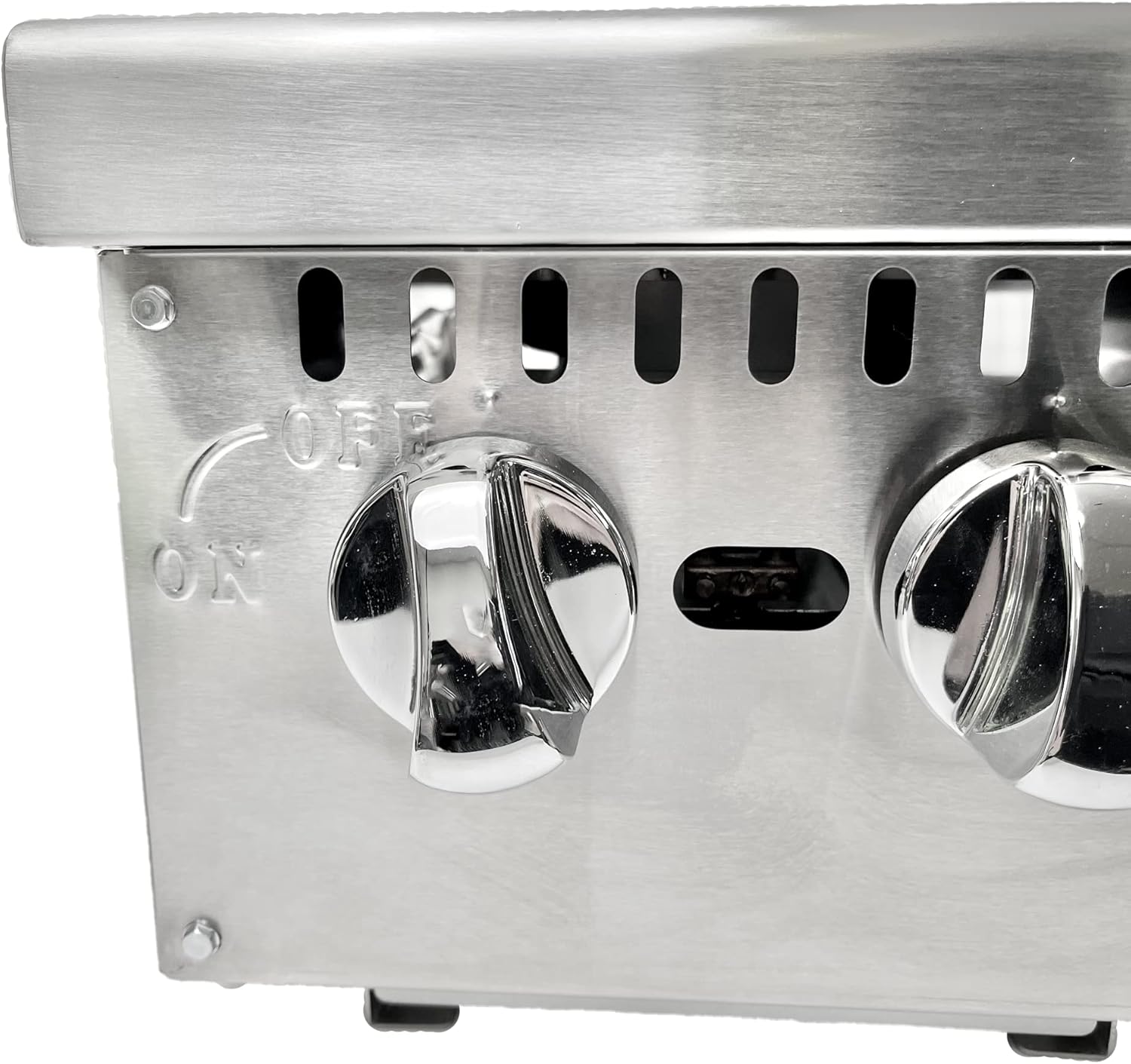 FSE 12-Inch Commercial Heavy Duty Countertop Gas Hotplate/Range with Two Burners, 50,000 BTU (CULCTH12NG)